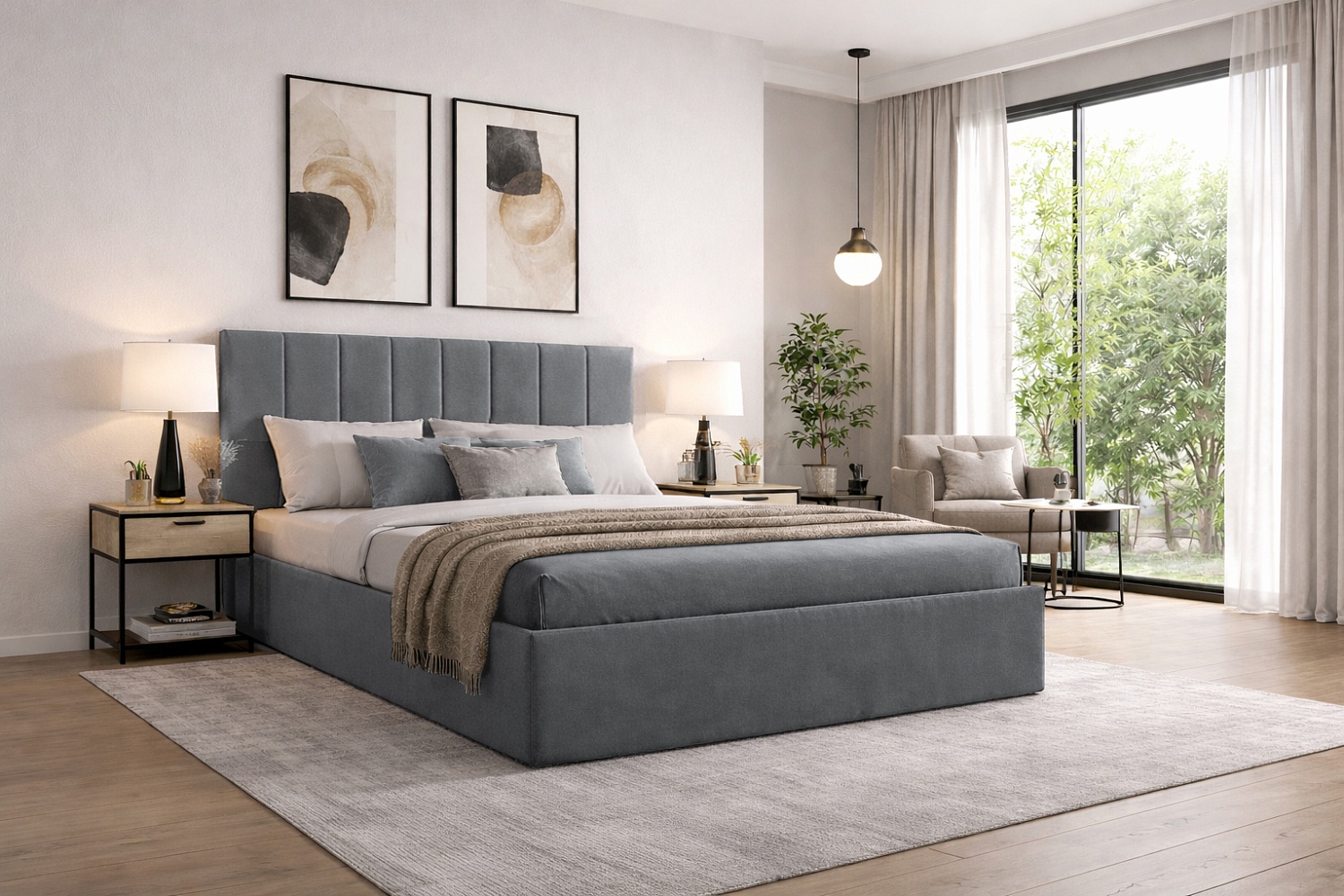 Двуспальные кровати - изображение №4 "Кровать Агата 160х200 "  на www.Angstrem-mebel.ru